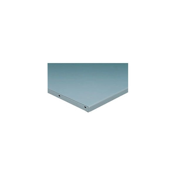 Global Industrial Workbench Top - Steel Square Edge, 12 Gauge Steel, Gray, 60 W x 30 D x 1-3/4 Thick 253CP85 - main